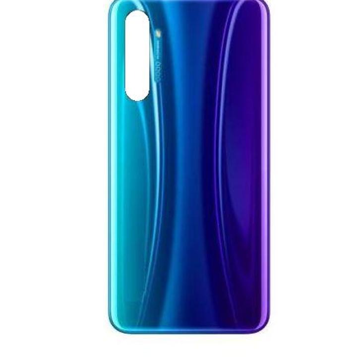 SPAREWARE® Back Panel Back Door Panel Body Cover For Realme XT -Blue (WITH ALL LOGO)