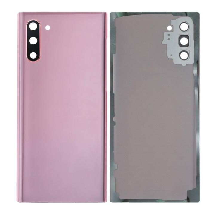SPAREWARE® Battery Cover Back Door Body Panel For Samsung Galaxy Note 10 -Pink(WITH CAMERA LENS)