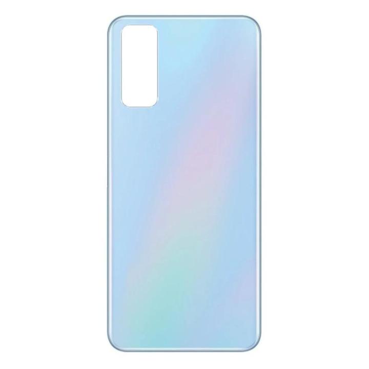 SPAREWARE® Back Door Panel Body Back Panel For Vivo Y12S -White (WITH ALL LOGO)
