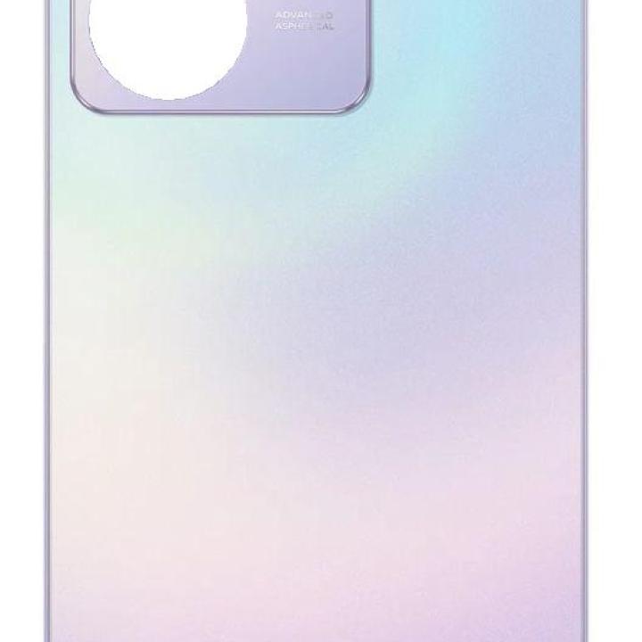 SPAREWARE® Back Door Panel Body Back Panel For Vivo Y27 5G-Purple (WITH ALL LOGO)