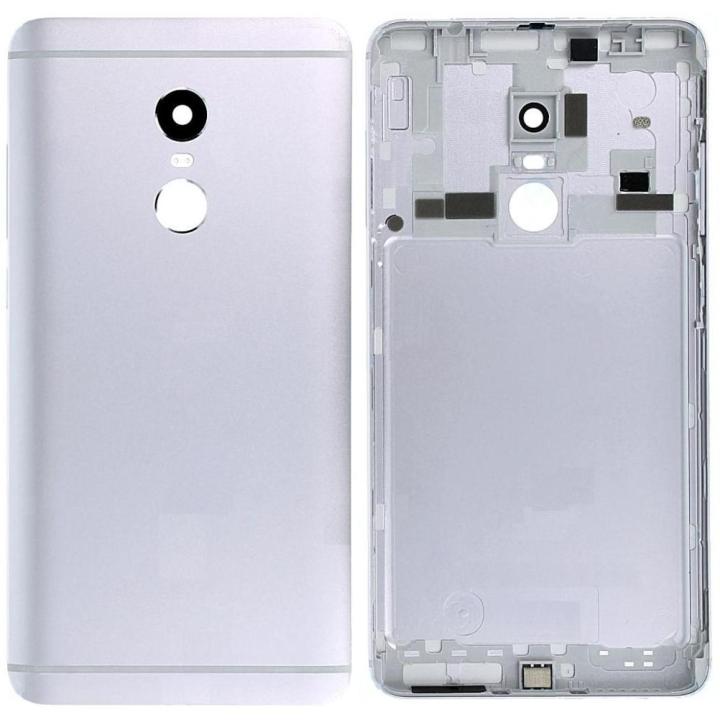 SPAREWARE® Back Panel Body Cover For Mi Redmi Note 4 -Silver (WITH ALL LOGO)