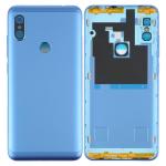 SPAREWARE® Back Panel Body Cover For Mi Redmi Note 6 Pro -Blue (WITH ALL LOGO BUTTON OR LENS)