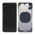 SPAREWARE®  Battery Cover Back Door Panel Body For iPhone XS -Black (COMPLETE BODY PANEL)