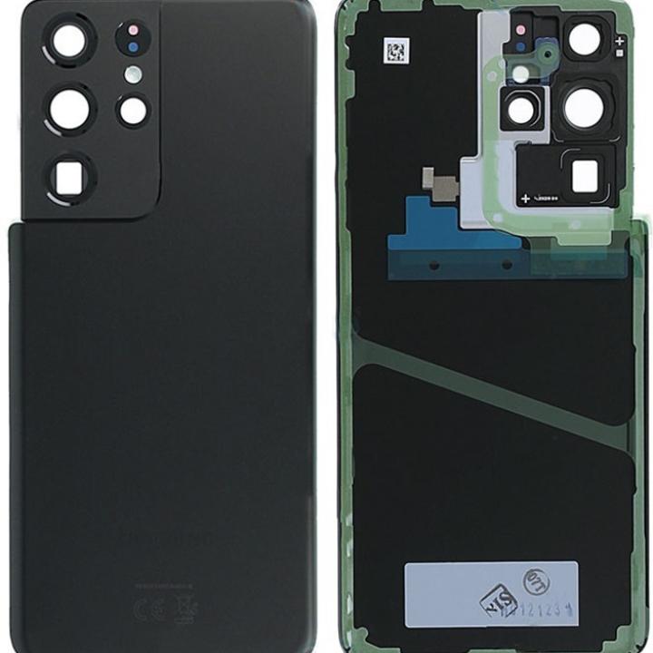 SPAREWARE® Back Panel For Samsung Galaxy S21 Ultra -Black (100% ORIGNAL)