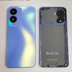 SPAREWARE® Back Door Panel Body Back Panel For Vivo Y56 -Blue (MIDEL RING BACK PANEL BUTTON OR CAMERA GLASS LENS WITH ALL LOGO)