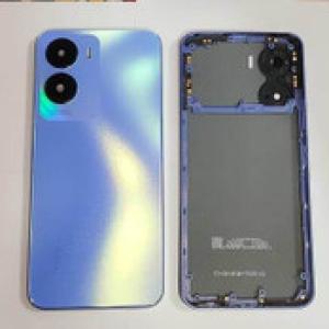 SPAREWARE® Back Door Panel Body Back Panel For Vivo T2X -Blue (MIDEL RING BACK PANEL BUTTON OR CAMERA GLASS LENS WITH ALL LOGO)