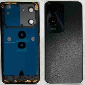 SPAREWARE® Back Door Panel Body Back Panel For Vivo Y28E -Black (MIDLE RING BODY BACK PANEL CAMERA LENS BUTTON OR WITH ALL LOGO)