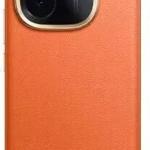 SPAREWARE® Back Door Panel Body Back Panel For Vivo T3 Pro -Orange (CAMERA GLASS LENS WITH ALL LOGO)