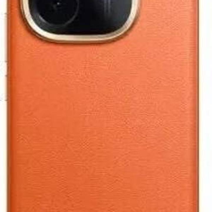 SPAREWARE® Back Door Panel Body Back Panel For Vivo T3 Pro -Orange (CAMERA GLASS LENS WITH ALL LOGO)
