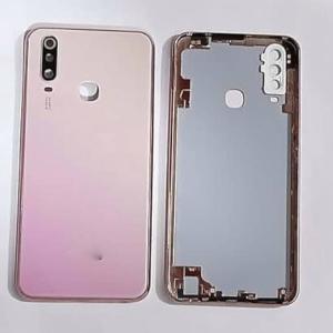 SPAREWARE® Back Door Panel Body Back Panel For Vivo Y12 -Pink (WITH ALL LOGO)