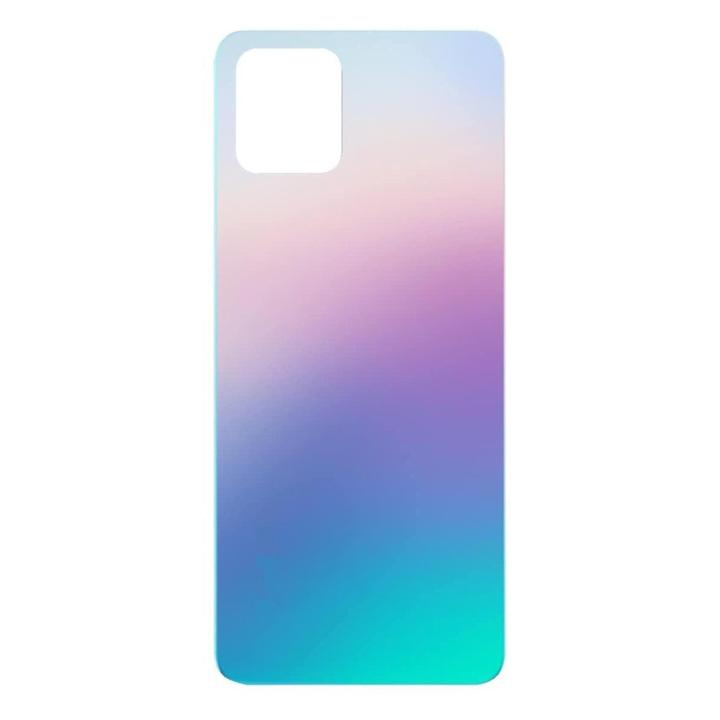 SPAREWARE® Back Door Panel Body Back Panel For Vivo Y72 5G -Blue (WITH ALL LOGO)