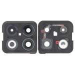 SPAREWARE® Original Camera Lens With Complete Camera Frame For Oneplus 10T -Black