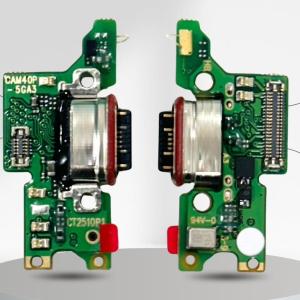 SPAREWARE USB Charging Port Charging PCB Connector Flex Cable Compatible for Tecno Camon 40 Pro