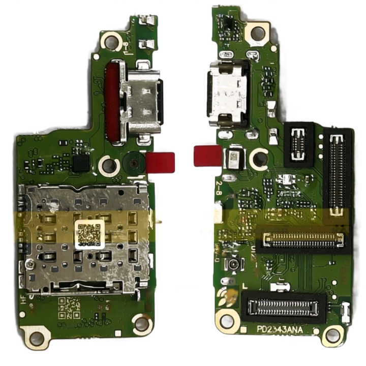 SPAREWARE USB Charging Port Charging PCB Connector Flex Cable Compatible for Vivo V40 Lite
