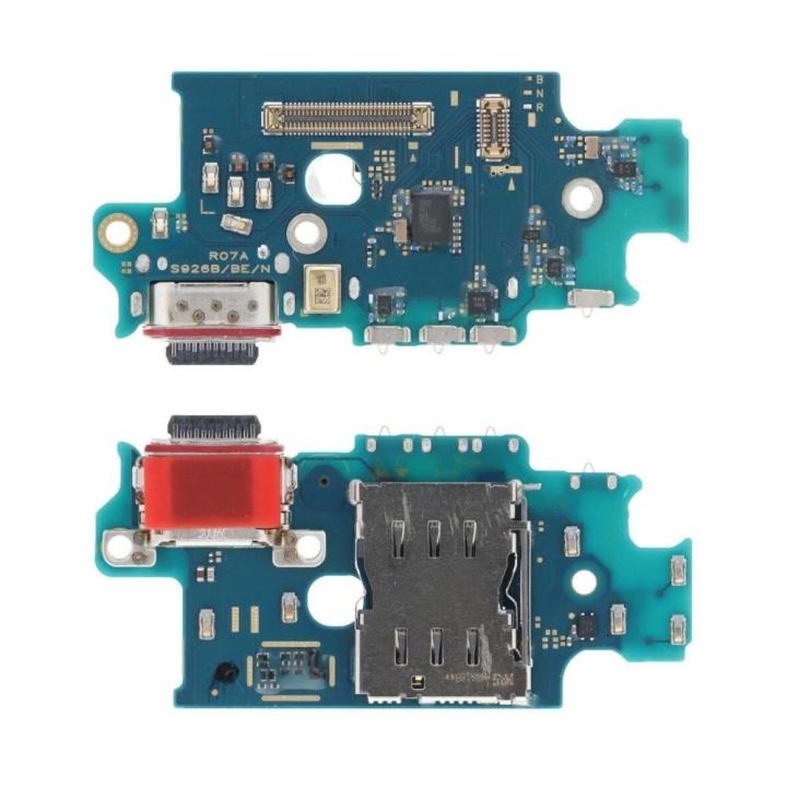 SPAREWARE Usb Charging Port Charging Pcb Connector Flex Cable Compatible For Samsung Galaxy S24 Plus