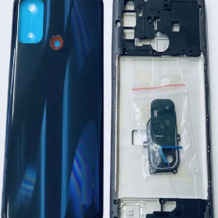 SPAREWARE® Back Panel Back Door Panel Body Cover For Oppo A33 -Black (MIDDLE RING BACK SIDE BUTTON CAMERA LENS OR LOGO)
