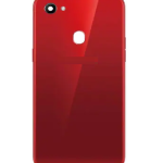 SPAREWARE® Back Panel Back Door Panel Body Cover For Oppo F7 -Red (WITH LOGO & BUTTON)
