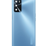SPAREWARE® Back Panel Back Door Panel Body Cover For Oppo A16 -Blue  (MIDDLE RING BACK SIDE BUTTON CAMERA LENS OR LOGO)