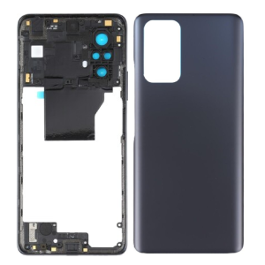 SPAREWARE® Back Panel Body Cover For Mi Redmi Note 10 Pro Max -Black (MIDLE RING + BACK APNEL WITH ALL LOGO)
