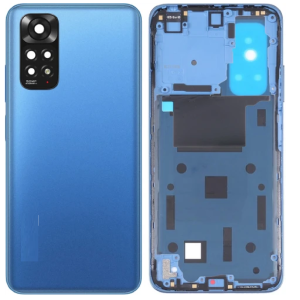 SPAREWARE® Back Panel Body Cover For Mi Redmi Note 11S -Blue (MIDLE RING+BACK PANEL WITH LENS)