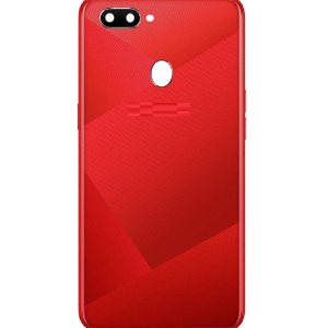 SPAREWARE® Back Panel Back Door Panel Body Cover For Oppo A5-Red (WITH ALL LOGO)