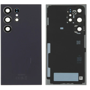 SPAREWARE® Back Panel For Samsung Galaxy S24 Ultra -Black (100% ORIGNAL)