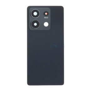 SPAREWARE® Back Panel Body Cover For Mi Redmi Note 13 5G -Black (WITH LOGO & CAMERA GLASS LENS)