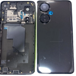 SPAREWARE® Battery Cover Back Door Panel For Oneplus Nord CE 3 5G -Black (MIDDLE RING + BACK PANEL)