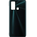 SPAREWARE® Back Door Panel Body Back Panel For Vivo Y30 -Black (WITH ALL LOGO)