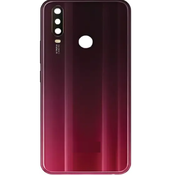 SPAREWARE® Back Door Panel Body Back Panel For Vivo Y15 -Red (WITH ALL LOGO)
