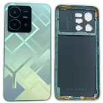SPAREWARE® Back Door Panel Body Back Panel For Vivo Y35 4G -Sky (MIDLE RING BACK PANEL CAMERA LENS BUTTON WITH ALL LOGO)