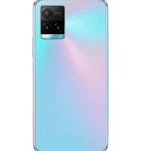 SPAREWARE® Back Door Panel Body Back Panel For Vivo Y33S 4G -Sky (MIDLE RING BACK PANEL CAMERA LENS BUTTON WITH ALL LOGO)
