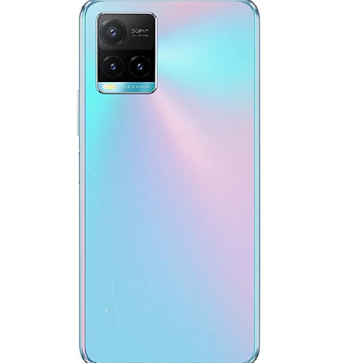 SPAREWARE® Back Door Panel Body Back Panel For Vivo Y33T 4G -Sky (MIDLE RING BACK PANEL CAMERA LENS BUTTON WITH ALL LOGO)