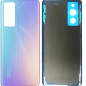 SPAREWARE® Back Door Panel Body Back Panel For Vivo V21E -Blue (WITH ALL LOGO)