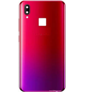 SPAREWARE® Back Door Panel Body Back Panel For Vivo Y91 -Red (WITH ALL LOGO)