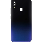 SPAREWARE® Back Door Panel Body Back Panel For Vivo Y91 -Black(WITH ALL LOGO)
