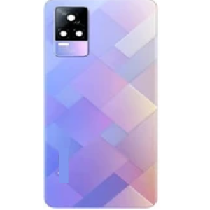 SPAREWARE® Back Door Panel Body Back Panel For Vivo Y73 -Pink (CAMERA LENS WITH ALL LOGO)