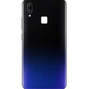 SPAREWARE® Back Door Panel Body Back Panel For Vivo Y93 -Black (WITH ALL LOGO)