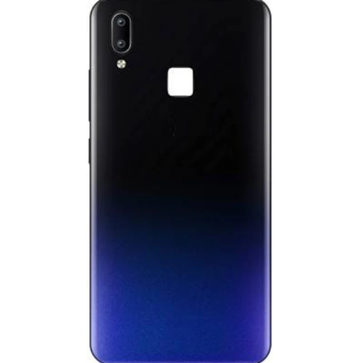 SPAREWARE® Back Door Panel Body Back Panel For Vivo Y95 -Black (WITH ALL LOGO)