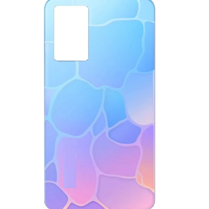 SPAREWARE® Back Door Panel Body Back Panel For Vivo Y75 4G -Dancing Wave (WITH ALL LOGO)