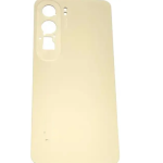 SPAREWARE® Back Door Panel Body Back Panel For Vivo Y300 -Gold (WITH ALL LOGO)