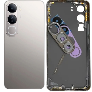 SPAREWARE® Back Door Panel Body Back Panel For Vivo Y300 -Gold (MIDLE RING BACK PANEL BODY CAMERA LENS BUTTON OR WITH ALL LOGO)