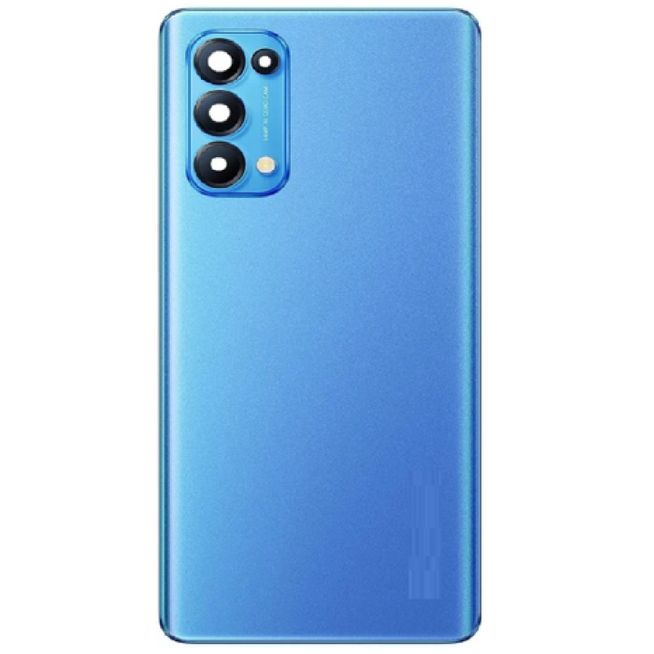 SPAREWARE® Back Panel Back Door Panel Body Cover For Oppo Reno 5 Pro -Blue (WITH CAMERA LENS ALL LOGO)