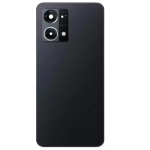 SPAREWARE® Back Panel Back Door Panel Body Cover For Oppo F21S Pro 5G -Black (WITH CAMERA LENS ALL LOGO)