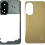SPAREWARE® Back Panel Back Door Panel Body Cover For Oppo F23 5G -Gold (MIDDLE RING + BACK PANEL ALL LOGO)