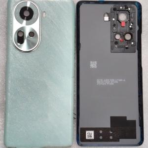 SPAREWARE® Back Panel Back Door Panel Body Cover For Oppo Reno 11 5G -Green (ORIGINAL WITH LENS ALL LOGO & HEAT GASKET)