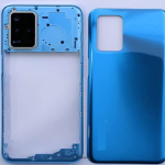 SPAREWARE® Back Panel Back Door Panel Body Cover For Realme 8 5G -Blue (MIDDLE RING BACK PANEL WITH ALL LOGO)
