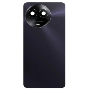 SPAREWARE® Back Panel Back Door Panel Body Cover For Realme Narzo 60X 5G -Black (WITH CAMERA LENS ALL LOGO)