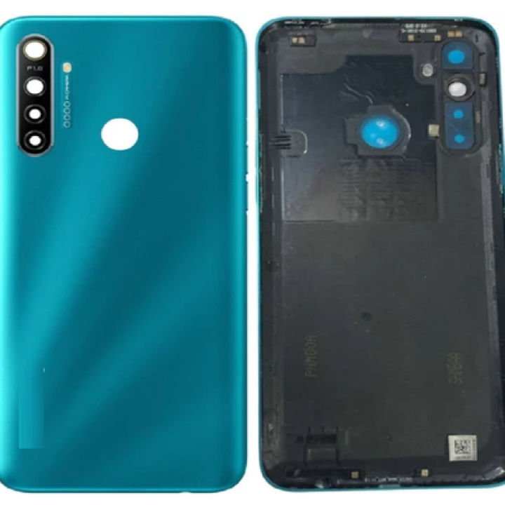 SPAREWARE® Back Panel Back Door Panel Body Cover For Realme 5i -Blue (ORIGINAL WITH ALL LOGO)