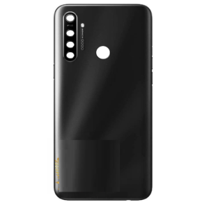 SPAREWARE® Back Panel Back Door Panel Body Cover For Realme 5i -Grey (WITH ALL LOGO)